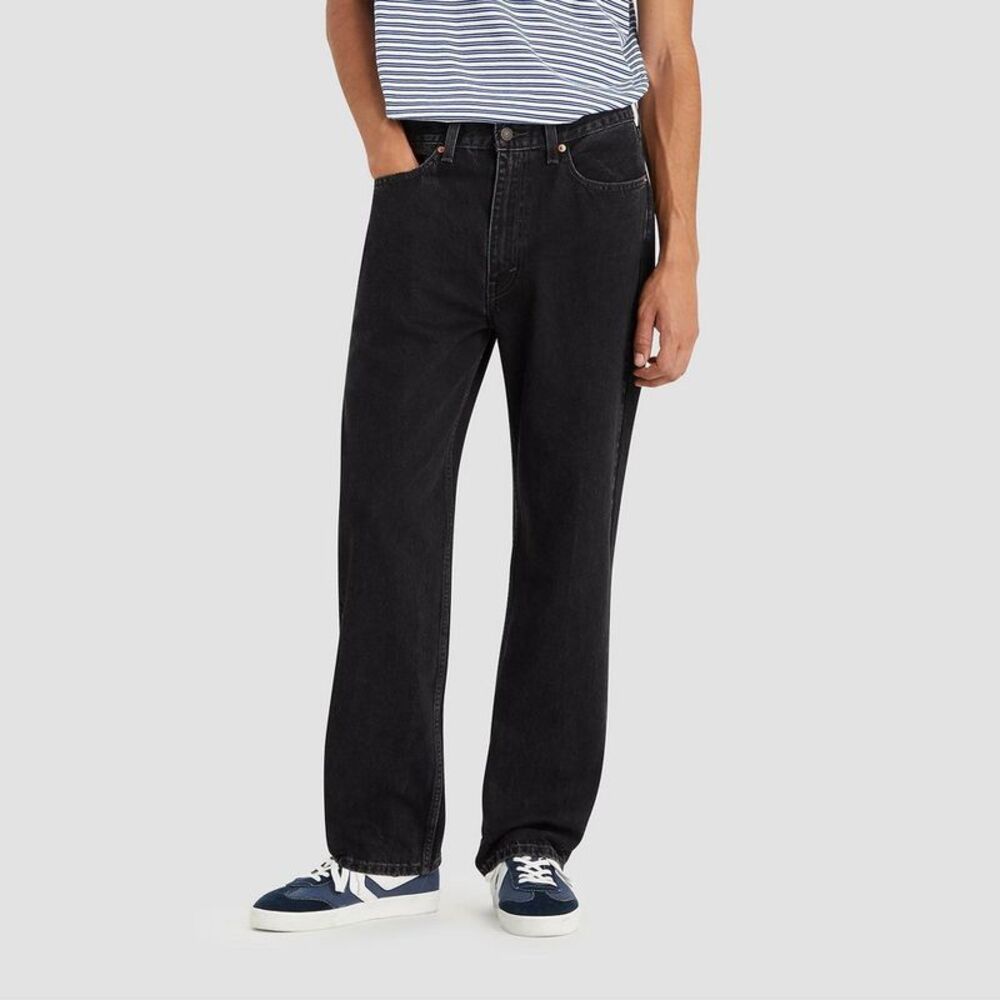 Open Box - Levi's -  Men's 565 Loose Straight Jeans - Forget Me  Black